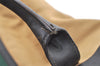 Authentic GUCCI Web Sherry Line Tote Bag Canvas Leather 0021121 Beige 0547K