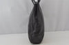 Authentic CHANEL Vintage Caviar Skin CC Logo Shoulder Tote Bag Black 0548J