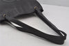 Authentic CHANEL Vintage Caviar Skin CC Logo Shoulder Tote Bag Black 0548J