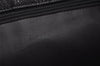 Authentic CHANEL Vintage Caviar Skin CC Logo Shoulder Tote Bag Black 0548J