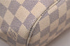 Authentic Louis Vuitton Damier Azur Neverfull PM Tote Bag N51110 LV 0549J