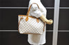 Authentic Louis Vuitton Damier Azur Neverfull PM Tote Bag N51110 LV 0549J