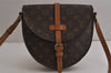 Authentic Louis Vuitton Monogram Chantilly MM Shoulder Bag M51233 LV Junk 0549K