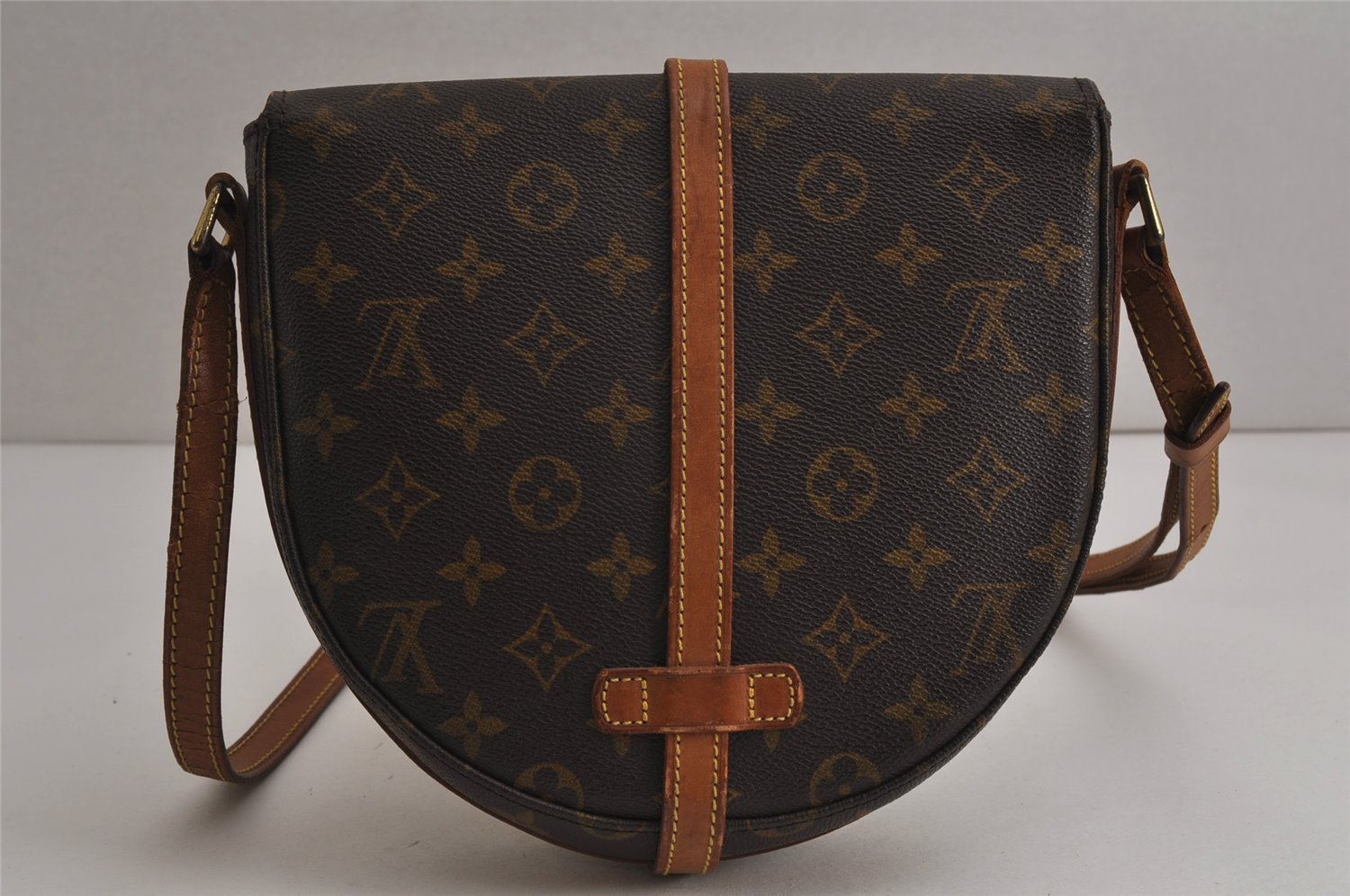 Authentic Louis Vuitton Monogram Chantilly MM Shoulder Bag M51233 LV Junk 0549K