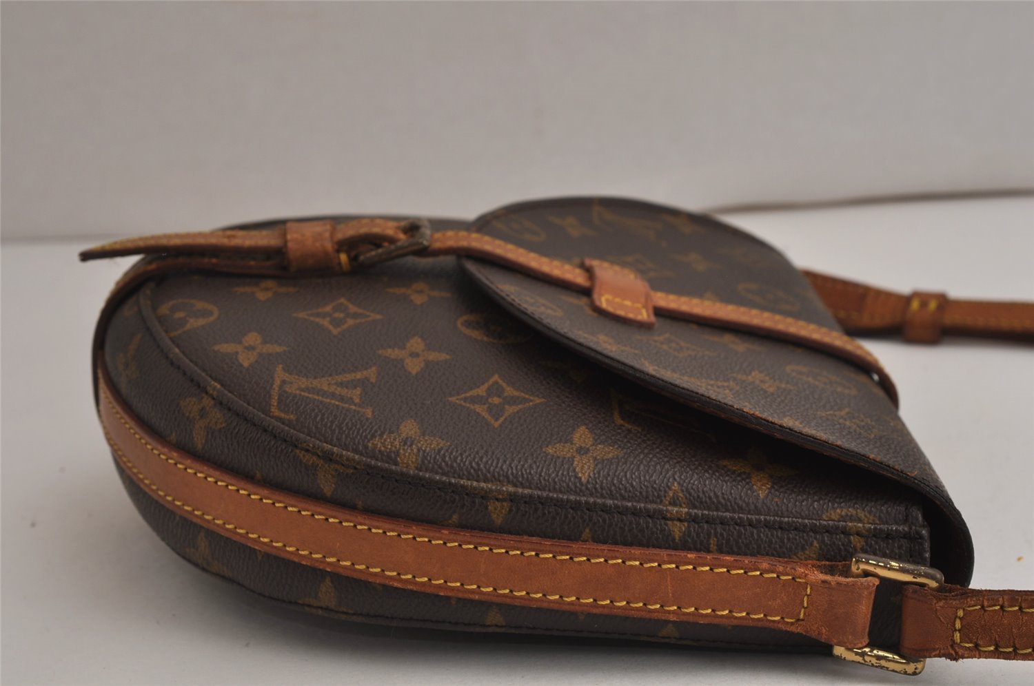 Authentic Louis Vuitton Monogram Chantilly MM Shoulder Bag M51233 LV Junk 0549K