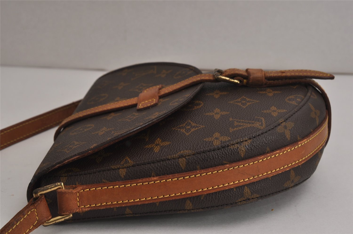 Authentic Louis Vuitton Monogram Chantilly MM Shoulder Bag M51233 LV Junk 0549K