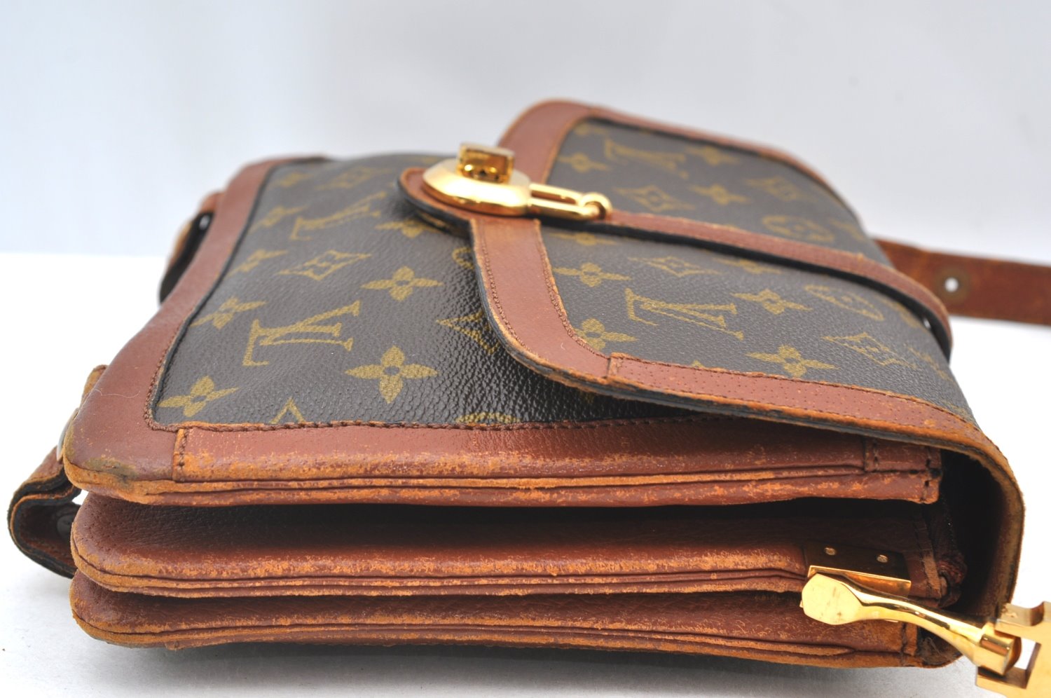 Authentic Louis Vuitton Monogram Sac Vendome Shoulder Cross Bag Old Model 0550I