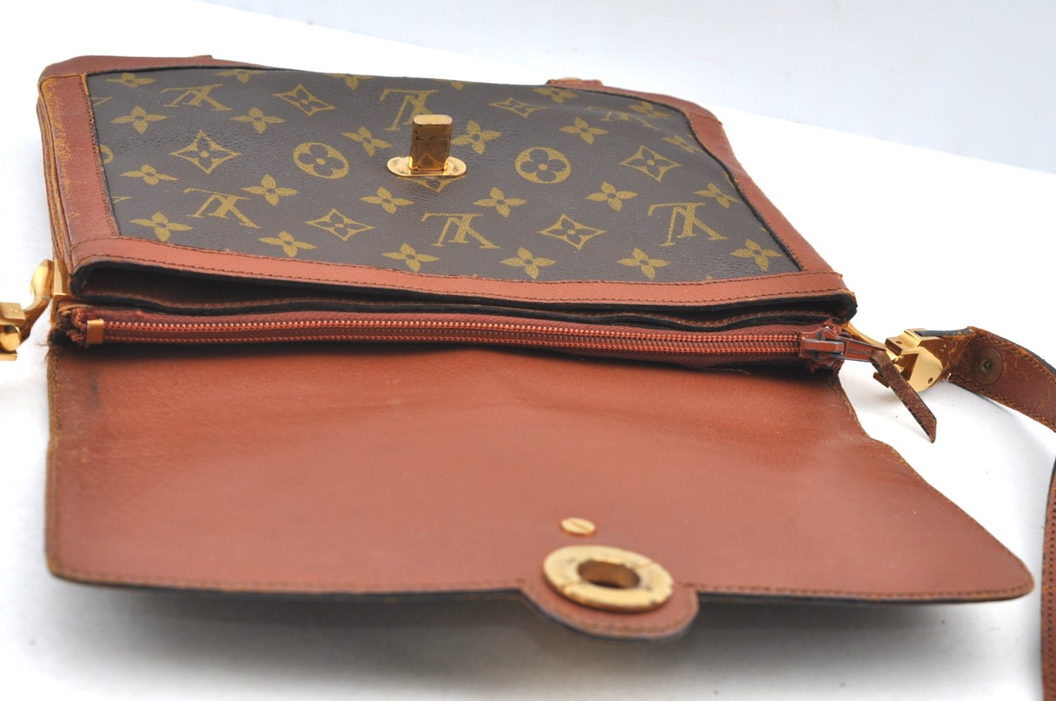 Authentic Louis Vuitton Monogram Sac Vendome Shoulder Cross Bag Old Model 0550I