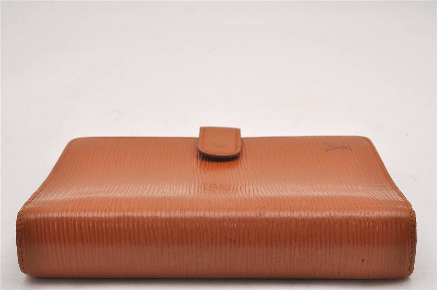 Authentic Louis Vuitton Epi Agenda MM Notebook Cover Brown R20043 LV 0550J