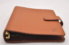Authentic Louis Vuitton Epi Agenda MM Notebook Cover Brown R20043 LV 0550J