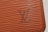 Authentic Louis Vuitton Epi Agenda MM Notebook Cover Brown R20043 LV 0550J