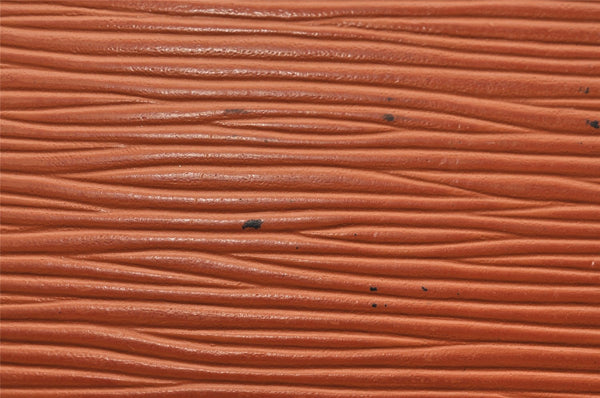 Authentic Louis Vuitton Epi Agenda MM Notebook Cover Brown R20043 LV 0550J