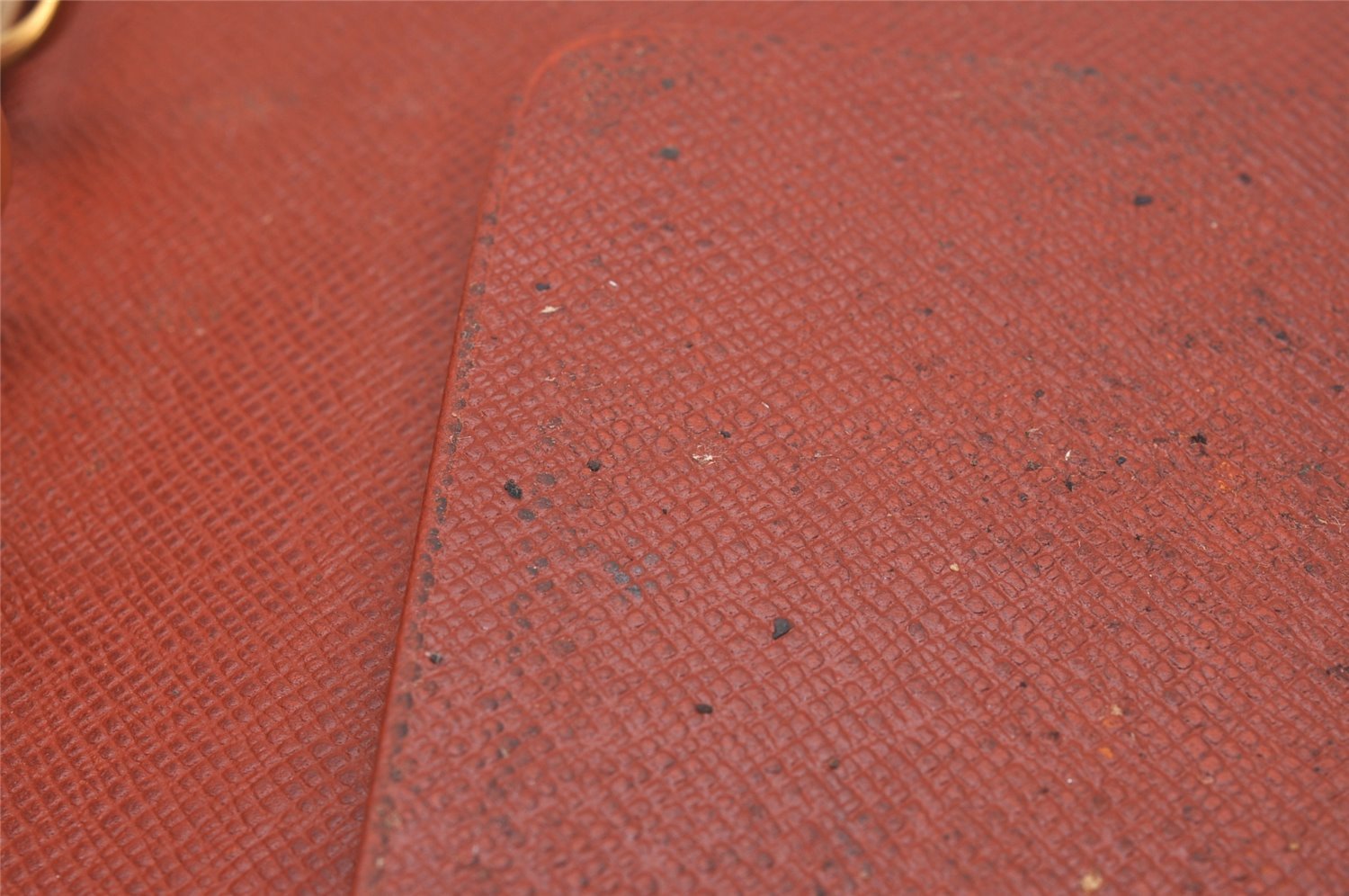 Authentic Louis Vuitton Epi Agenda MM Notebook Cover Brown R20043 LV 0550J