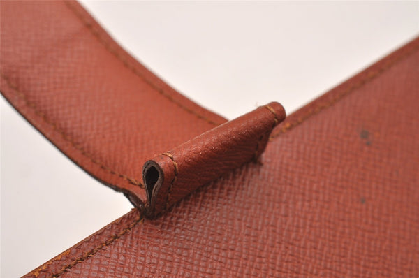 Authentic Louis Vuitton Epi Agenda MM Notebook Cover Brown R20043 LV 0550J