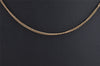 Authentic Christian Dior Gold Tone Chain Pendant Necklace CD 0550K