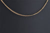 Authentic Christian Dior Gold Tone Chain Pendant Necklace CD 0550K