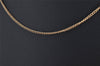 Authentic Christian Dior Gold Tone Chain Pendant Necklace CD 0550K