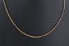 Authentic Christian Dior Gold Tone Chain Pendant Necklace CD 0550K