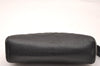Authentic CHANEL Caviar Skin CC Logo Cosmetic Pouch Purse Black Junk 0552J