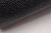Authentic CHANEL Caviar Skin CC Logo Cosmetic Pouch Purse Black Junk 0552J