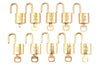 Authentic Louis Vuitton Padlock & Keys 10Set LV 0552L