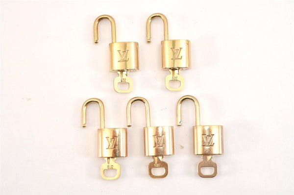 Authentic Louis Vuitton Padlock & Keys 10Set LV 0552L