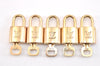 Authentic Louis Vuitton Padlock & Keys 10Set LV 0552L