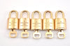 Authentic Louis Vuitton Padlock & Keys 10Set LV 0552L