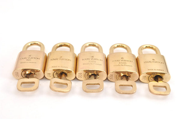 Authentic Louis Vuitton Padlock & Keys 10Set LV 0552L