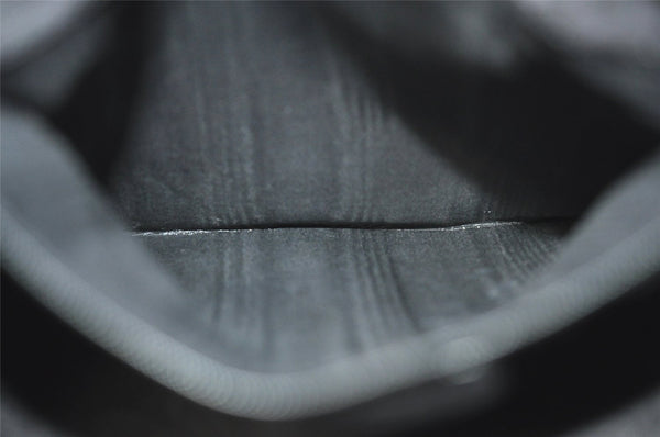 Authentic GUCCI Vintage Horsebit Shoulder Tote Bag Enamel Black Junk 0553I