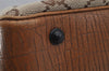Authentic GUCCI Bamboo Shoulder Hand Bag GG Canvas Leather 112526 Brown 0553J