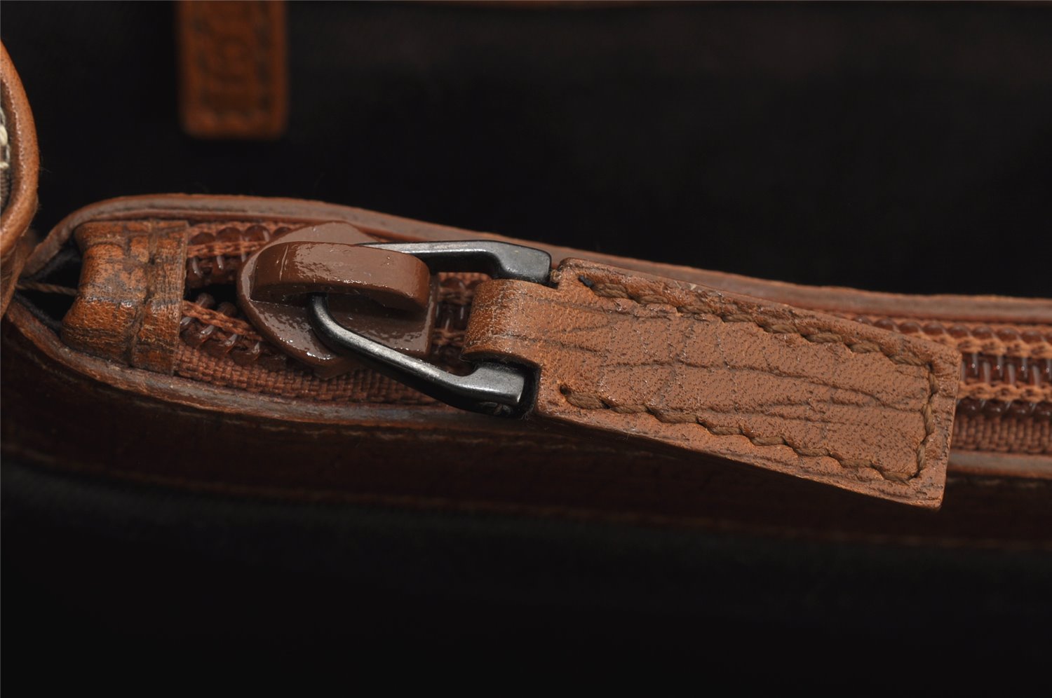 Authentic GUCCI Bamboo Shoulder Hand Bag GG Canvas Leather 112526 Brown 0553J