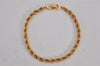 Authentic Christian Dior Chain Bracelet Gold Tone CD 0553K