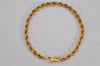 Authentic Christian Dior Chain Bracelet Gold Tone CD 0553K