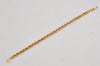 Authentic Christian Dior Chain Bracelet Gold Tone CD 0553K