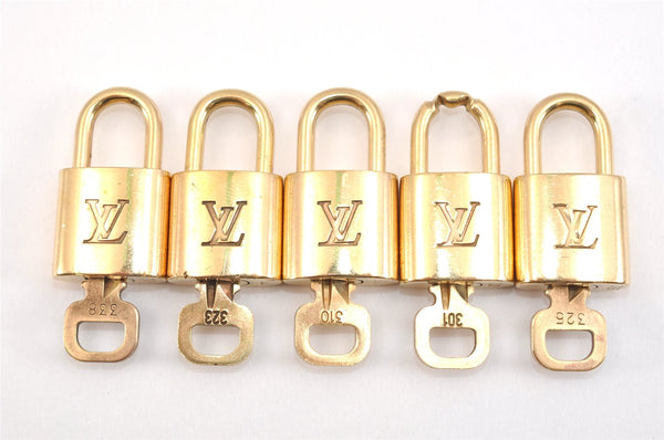 Authentic Louis Vuitton Padlock & Keys 10Set LV 0553L