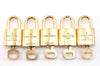 Authentic Louis Vuitton Padlock & Keys 10Set LV 0553L