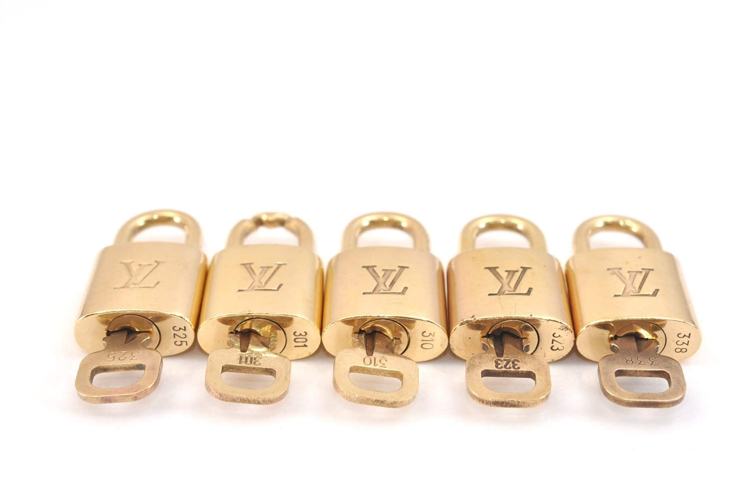 Authentic Louis Vuitton Padlock & Keys 10Set LV 0553L