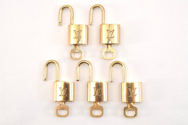 Authentic Louis Vuitton Padlock & Keys 10Set LV 0553L