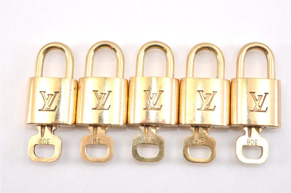 Authentic Louis Vuitton Padlock & Keys 10Set LV 0553L