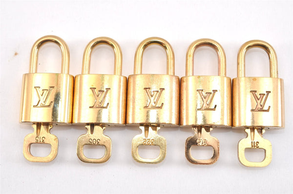 Authentic Louis Vuitton Padlock & Keys 10Set LV 0554L