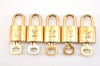 Authentic Louis Vuitton Padlock & Keys 10Set LV 0554L