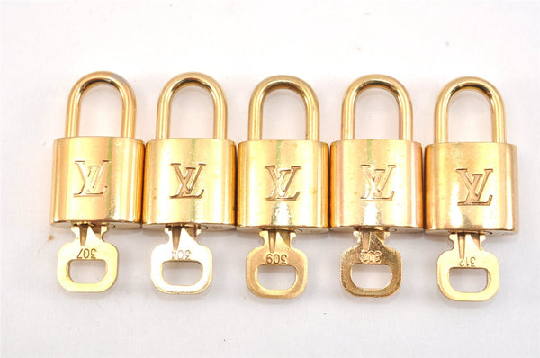 Authentic Louis Vuitton Padlock & Keys 10Set LV 0554L