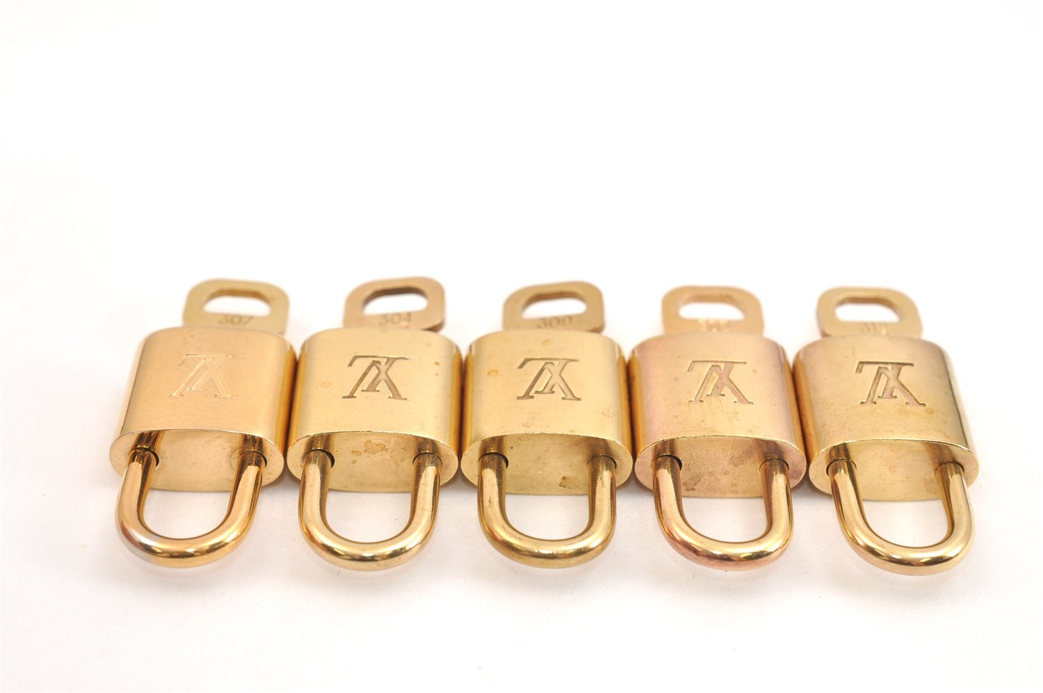 Authentic Louis Vuitton Padlock & Keys 10Set LV 0554L