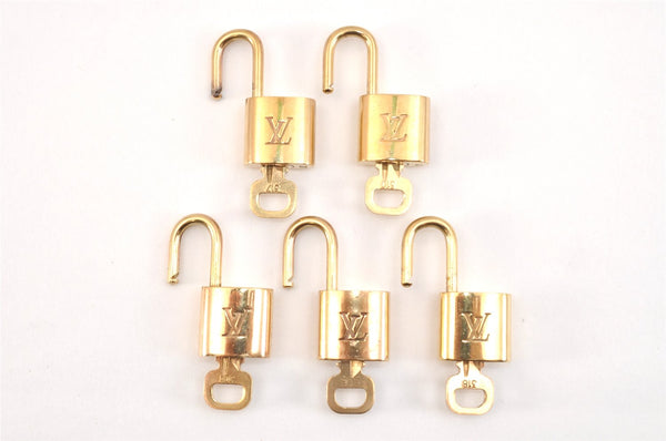 Authentic Louis Vuitton Padlock & Keys 10Set LV 0555L