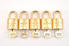 Authentic Louis Vuitton Padlock & Keys 10Set LV 0555L