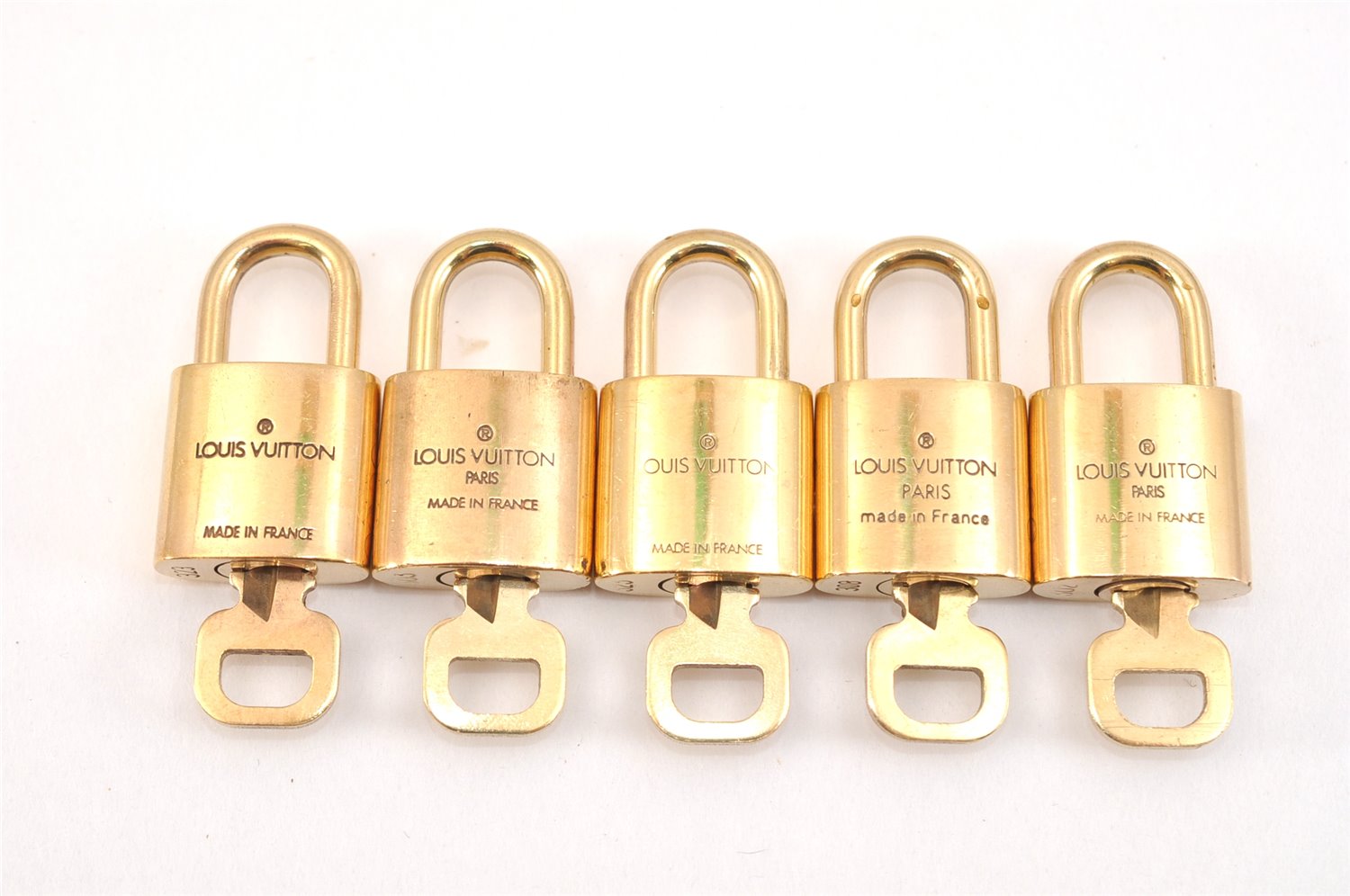 Authentic Louis Vuitton Padlock & Keys 10Set LV 0555L