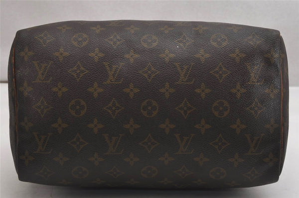 Authentic Louis Vuitton Monogram Speedy 30 Hand Boston Bag M41526 LV 0556K