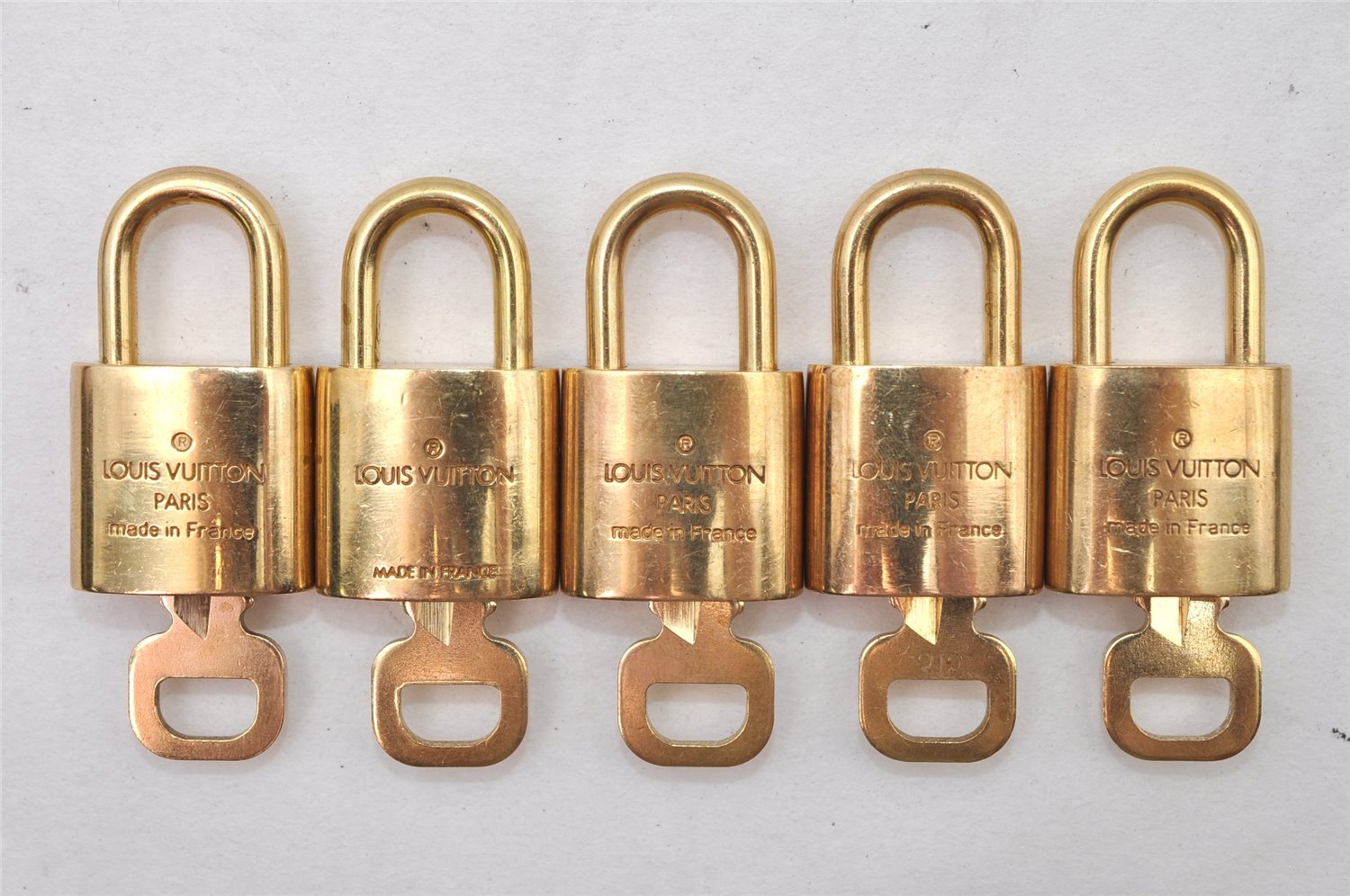 Authentic Louis Vuitton Padlock & Keys 10Set LV 0556L