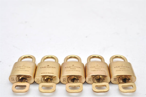 Authentic Louis Vuitton Padlock & Keys 10Set LV 0556L